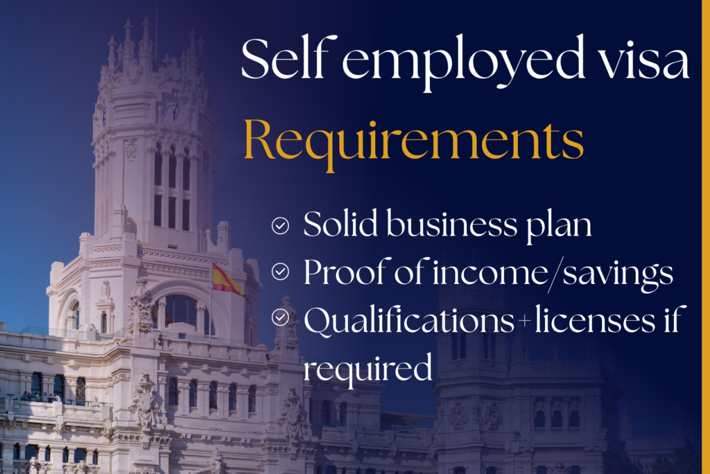 Apply for the self employed visa Spain with expert immigration lawyers. 2026 requirements, business plan, income, documents and timelines. Free eligibility review.